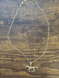 Saddle up necklace